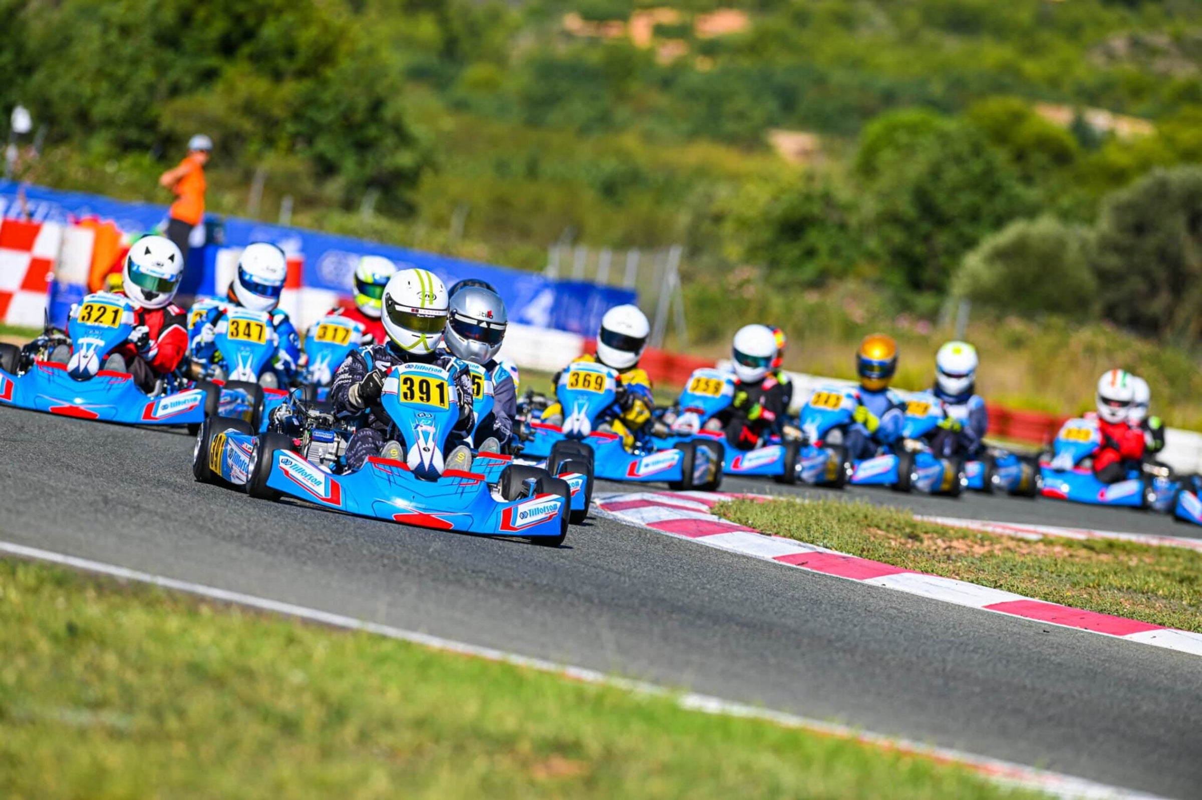 ESMEA Racing kart op het circuit